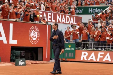 Loučení Rafaela Nadala s fanoušky na Roland Garros