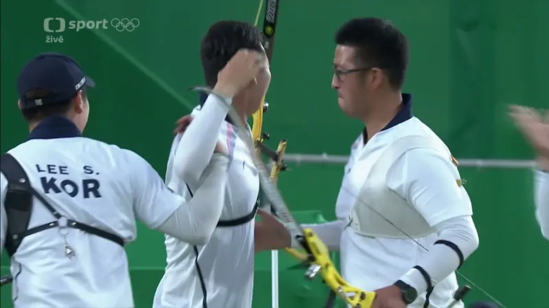Jižní Korea vybojovala zlato z týmové lukostřelby