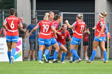 Radost českých fotbalistek