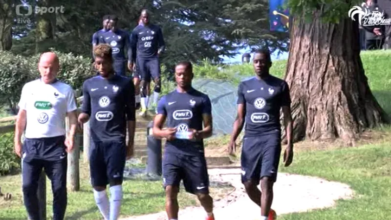 Francouzi před prvním utkáním s Rumunskem