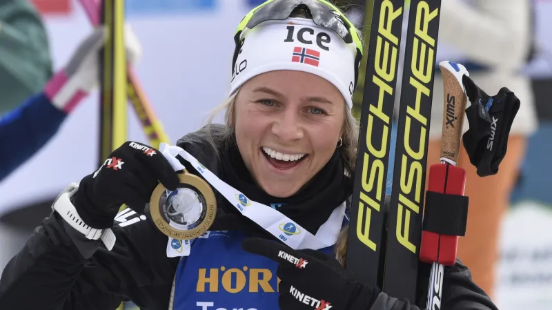 Tiril Eckhoffová po vítězství v Novém Městě na Moravě