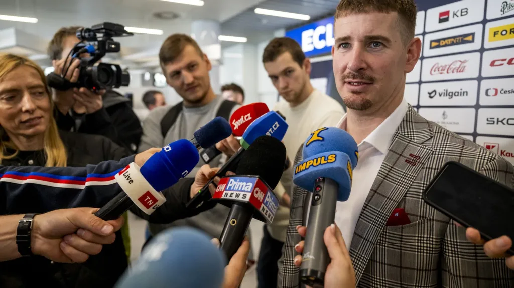 Roman Červenka před odletem na MS