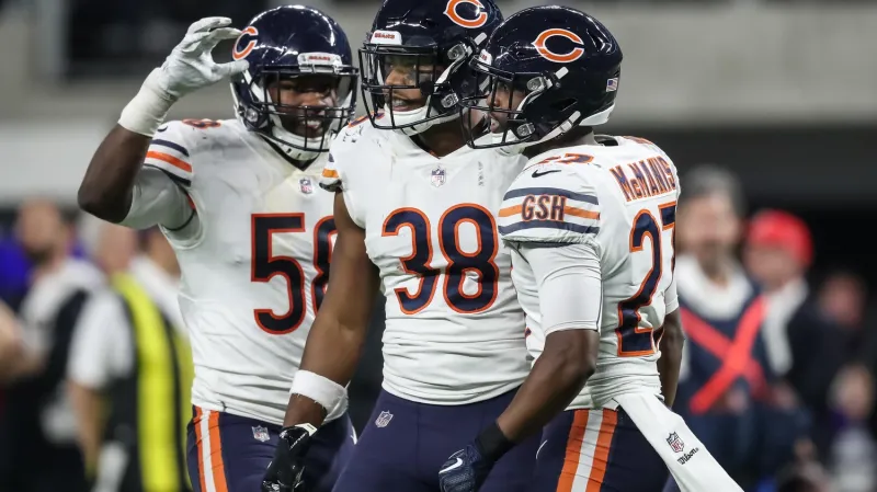 Radost hráčů Chicaga Bears