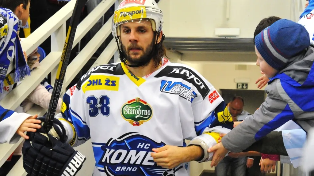 Jan Hanzlík v dresu Komety