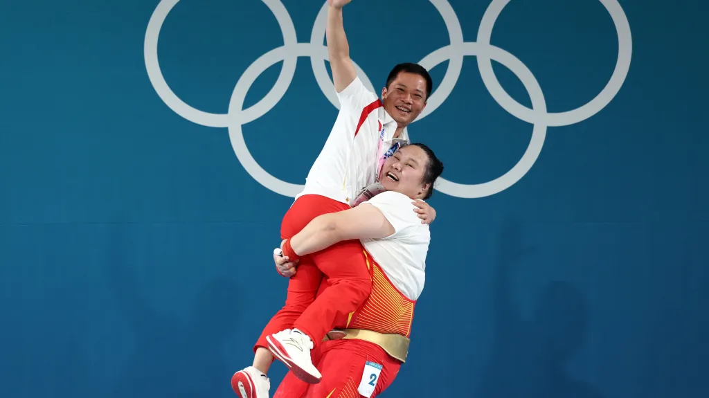 Číňanka Li Wen-wen s trenérem