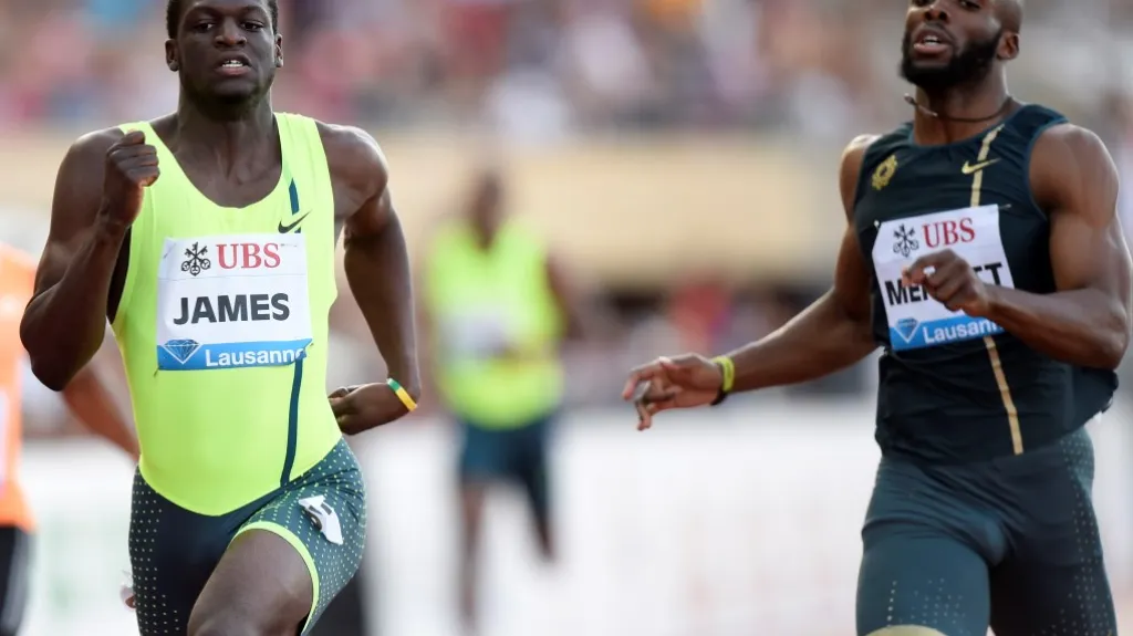 Kirani James a LaShawn Merritt (vpravo)