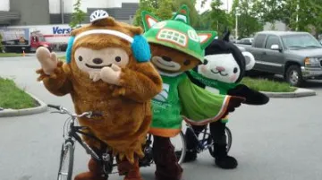 Maskoti ZOH ve Vancouveru