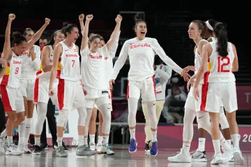 Radost španělských basketbalistek