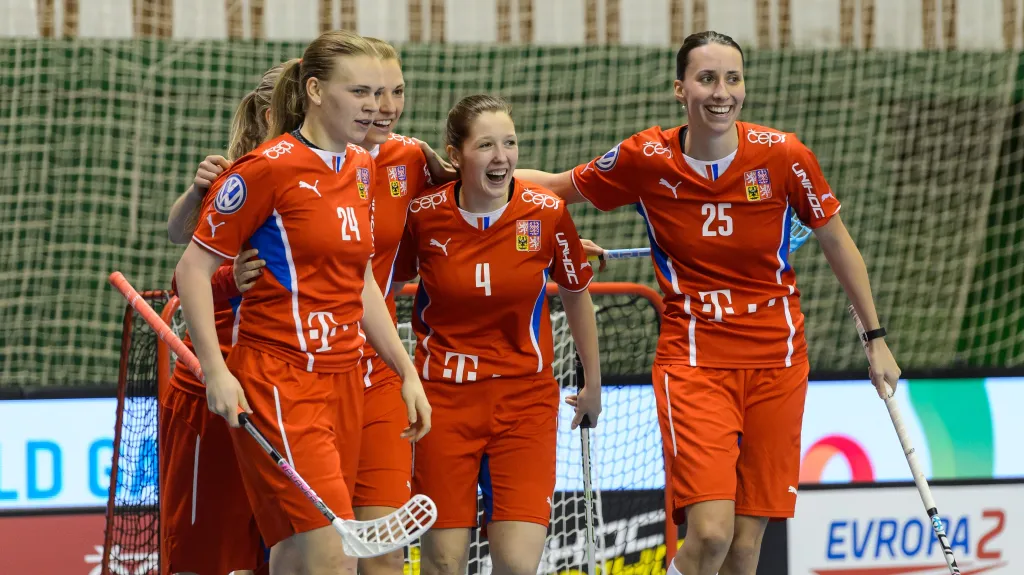 České florbalistky