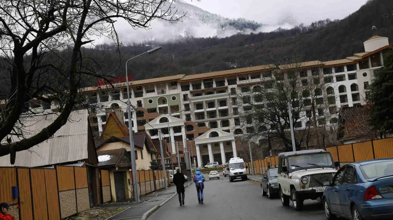 Krasnaja Poljana v lednu 2014