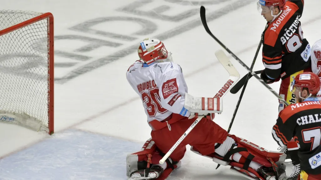 Utkání Třinec - Hradec Králové