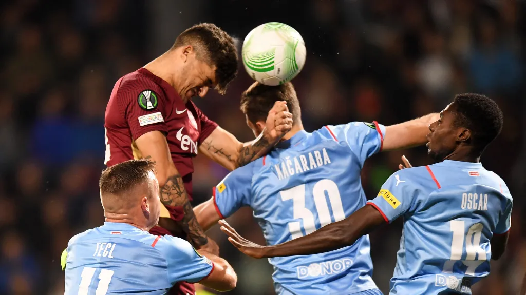 Utkání Kluž - Slavia