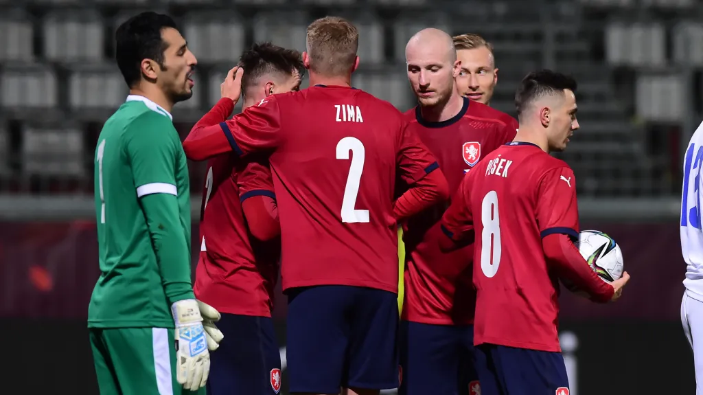 Reprezentanti po zápase s Kuvajtem