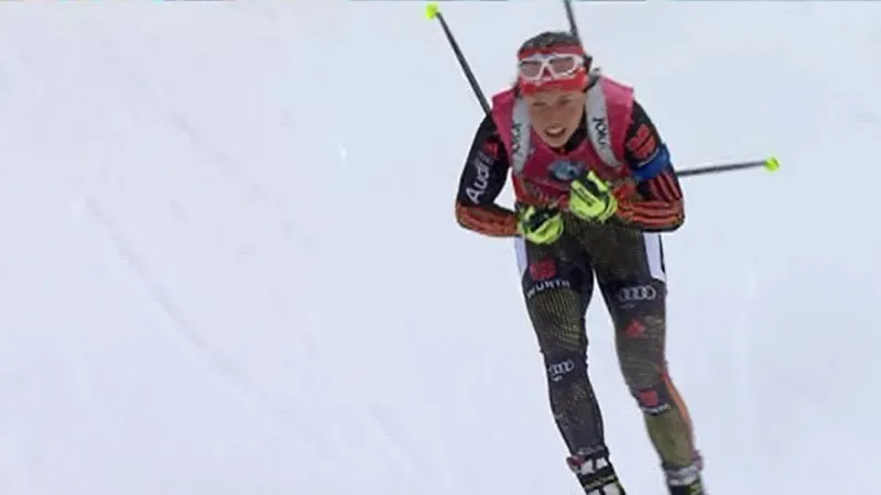 Nejdůležitější momenty závodu SP žen s hromadným startem v Ruhpoldingu