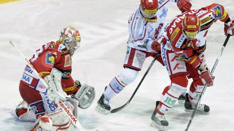 Utkání Třinec - Slavia