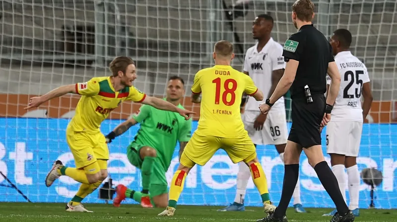 Utkání Augsburg - Kolín nad Rýnem