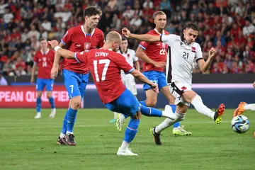 Václav Černý střílí gól