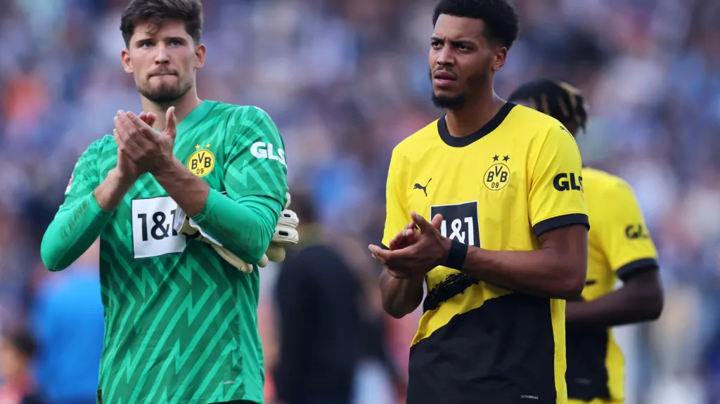 Zklamaní fotbalisté Borussie Dortmund