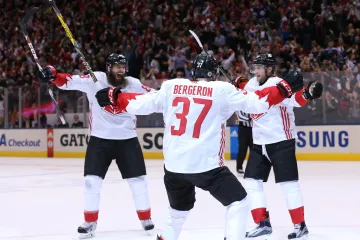 Slavící hokejisté Kanady