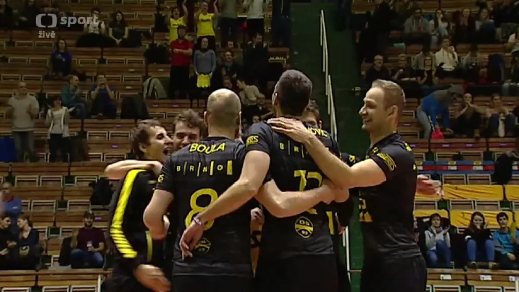 Volejbalisté Brna si bez ztráty setu poradili se Lvy