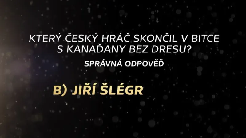 HOKEJOVÝ KVÍZ 29. 4. - SPRÁVNÁ ODPOVĚĎ