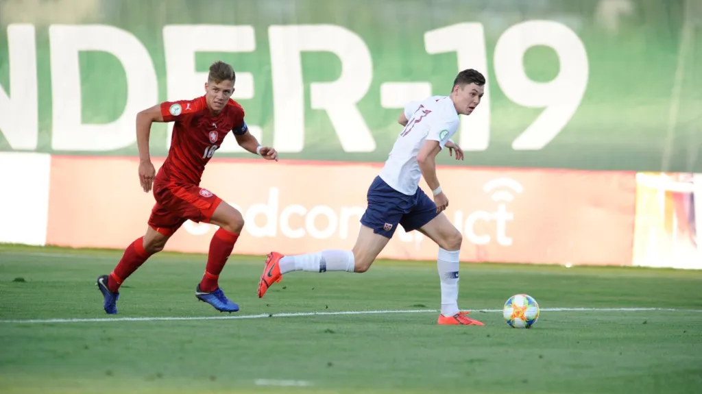 Utkání na Euru U19 Česko - Norsko