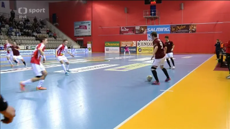 Sestřih futsalového utkání Sparta - Slavia
