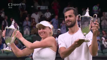 Wimbledonský mix vyhráli Chorvat Pavič a Ukrajinka Kičenoková