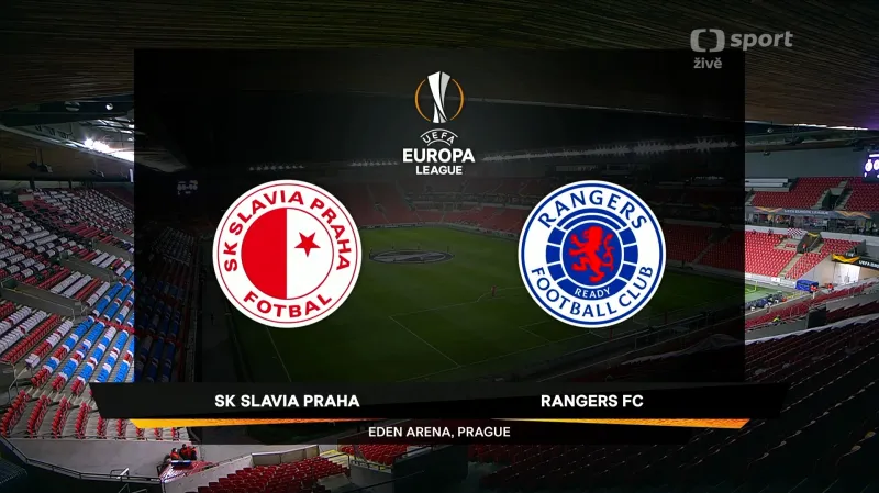 Sestřih utkání Slavia Praha – Rangers