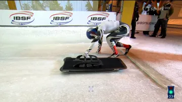 Jízda Timona Drahoňovského v 1. kole SP v Lillehammeru