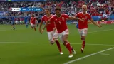 Gól v utkání Wales - Slovensko: Robson-Kanu - 2:1 (81. min.)