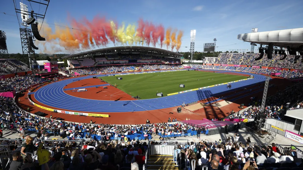 Alexander Stadium v Birminghamu – dějiště ME v atletice