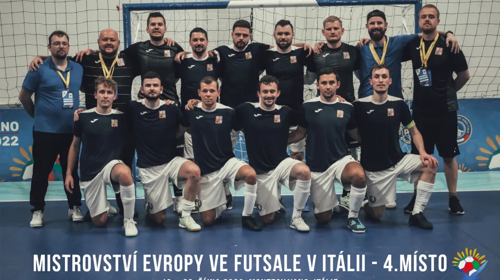 Česká reprezentace neslyšících futsalistů na ME v Itálii