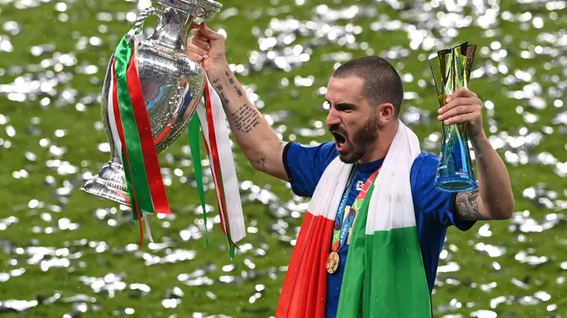 Slavící Leonardo Bonucci