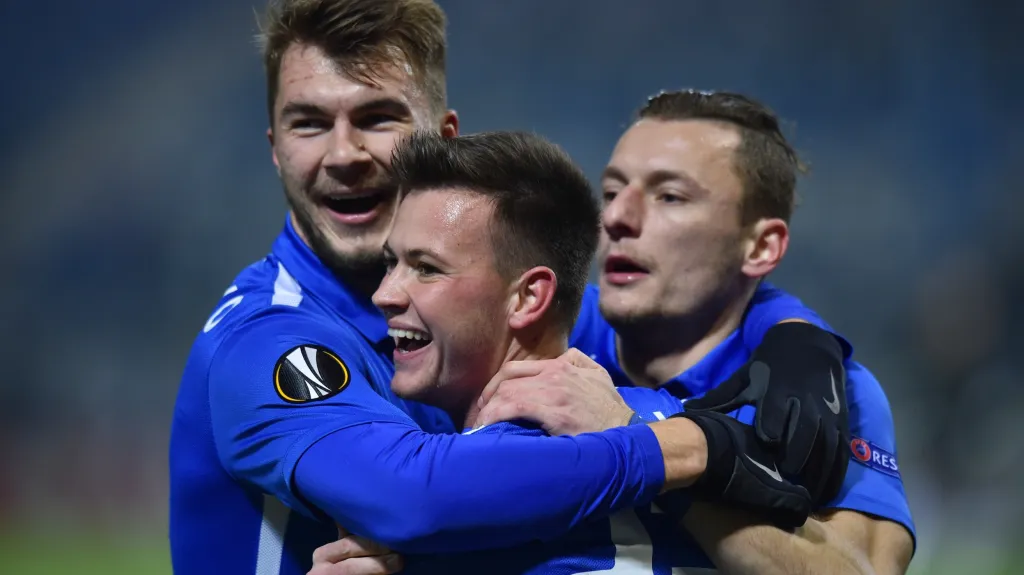 Radost libereckých fotbalistů 