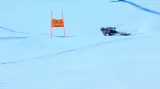 Pád italské favoritky Goggiové v super-G v Zauchensee