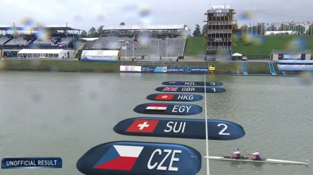 Rozjížďka dvojskifu lehkých vah Neuhortová - Činková