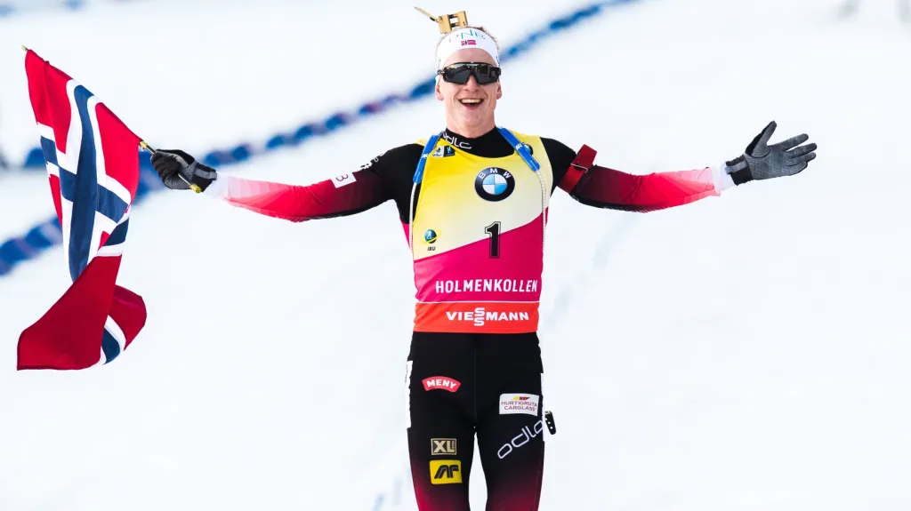 Nor Johannes Thingnes Bö finišuje v Oslu a slaví výhru