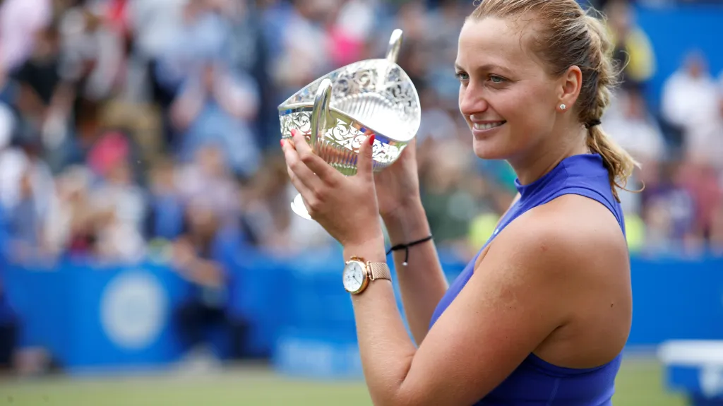 Petra Kvitová po vítězství v Birminghamu