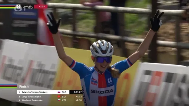 Bukovská a Holubová na MS horských kol