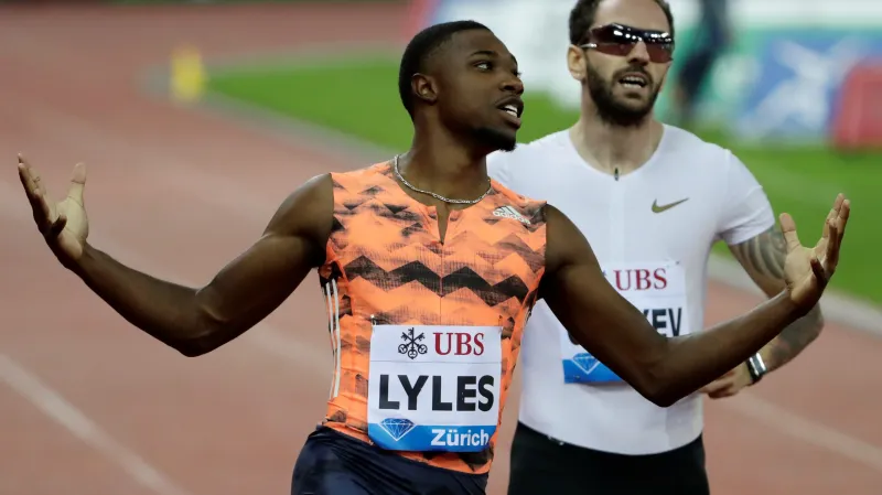 Noah Lyles poráží Ramila Gulijeva