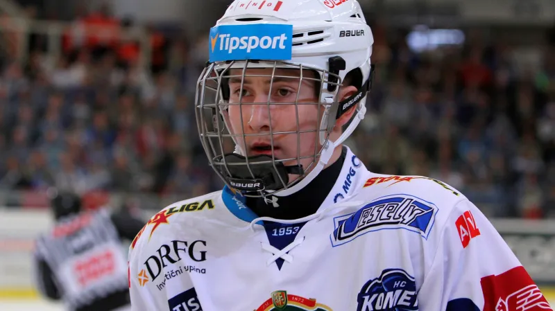 Martin Nečas v dresu Komety