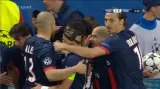 Gól v utkání PSG - Chelsea: Lavezzi - 1:0 (3. min.)