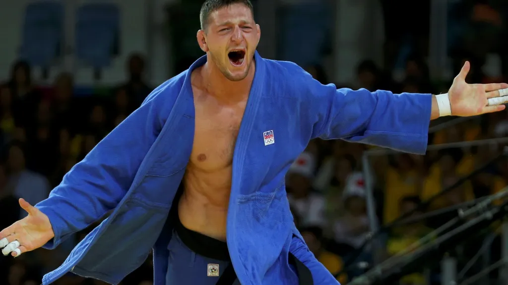 Slavící Lukáš Krpálek