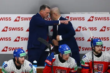 Radim Rulík na střídačce českého týmu