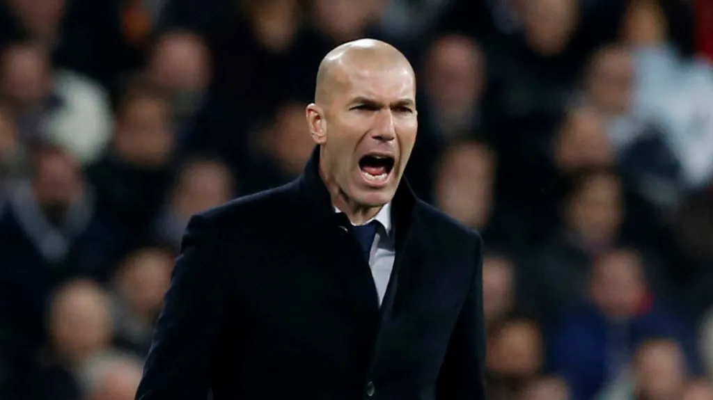 Trenér Realu Zinedine Zidane