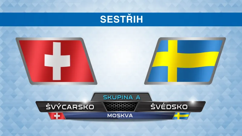 Sestřih utkání Švýcarsko - Švédsko