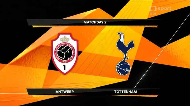 Sestřih utkání Antverpy - Tottenham