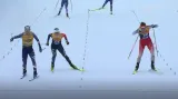 Čtvrtfinále sprintu v Toblachu s Kateřinou Janatovou