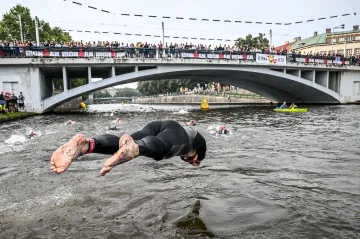 Triatlonový závod Ironman v Hradci Králové